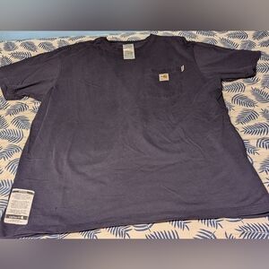 Carhartt FR Men's Navy Blue Pocket T-Shirt Size XL